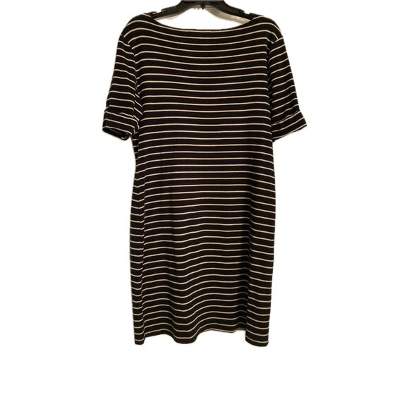 NWOT Karen Scott Black and Tan Dress - Picture 3 of 3